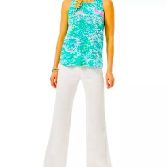 NWT Lilly Pulitzer Kristen Top in Sunshine City Print New Size XL - Picture 6 of 7